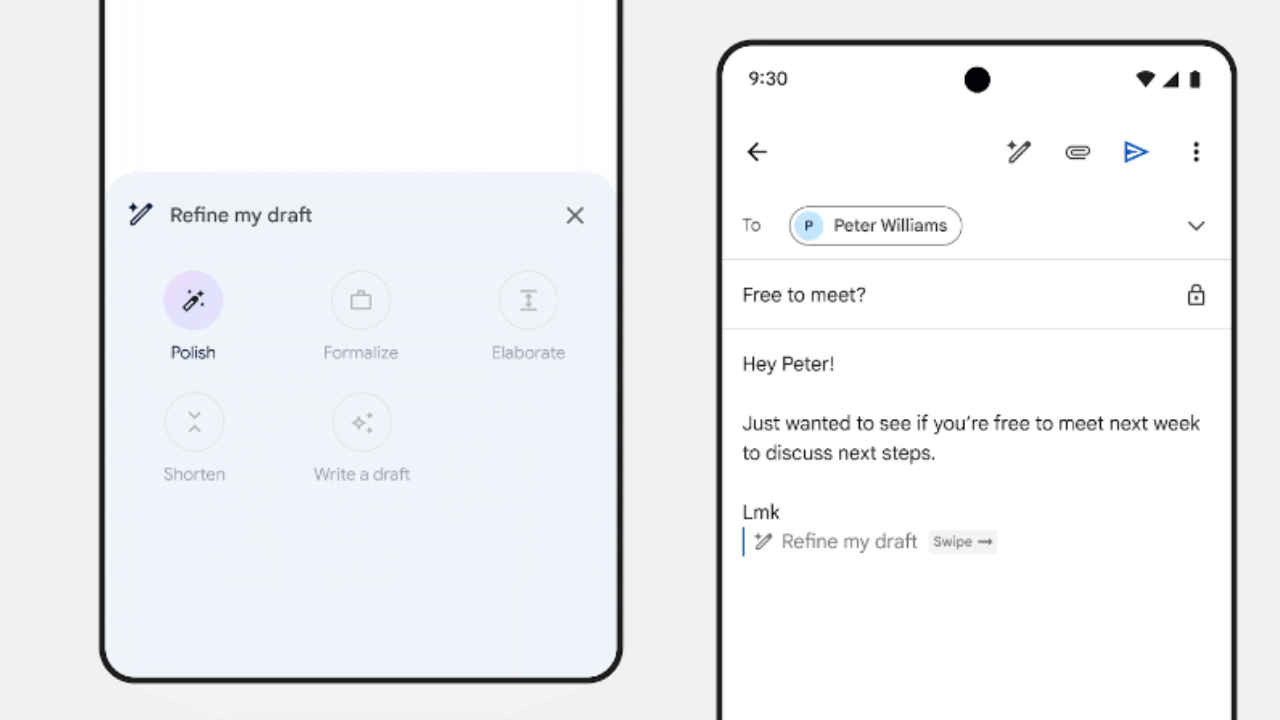 Google improves ‘Help me write’ in Gmail: How to refine your emails faster with new Gemini features