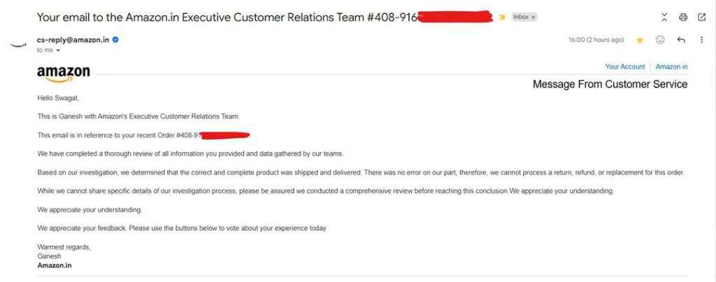 RTX 5090 scam by Amazon India