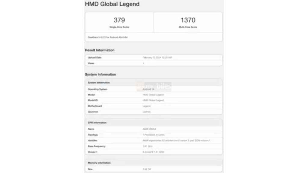 Upcoming HMD phones appears on Geekbench: Processor, RAM & more revealed