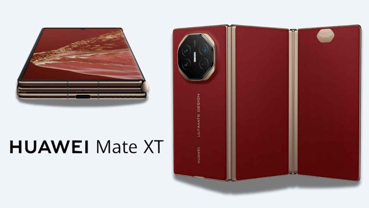 ట్రిపుల్ ఫోల్డ్ ఫోన్ HUAWEI Mate XT ను విడుదల చేసిన హువావే.!