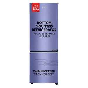 Haier 237 L 3 Star Double Door Bottom Mount Refrigerator (HEB-243SI-P)