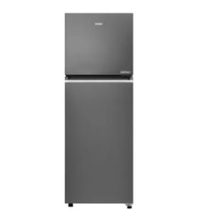 Haier 240L Frost Free Double Door Refrigerator Flat Door GE Black 2 Star