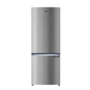 Haier 265L Flat Door Bottom Mount Refrigerator Nickel Steel 2 Star