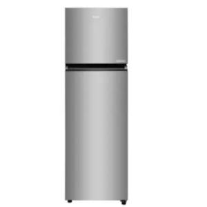 Haier 268L Frost Free Double Door Refrigerator Flat Door Nickel Steel 2 Star