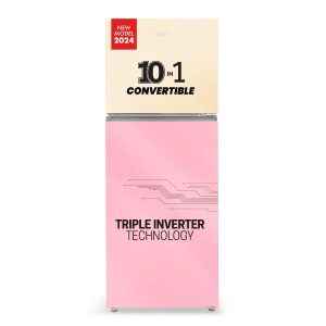 Haier 328 L 3 Star Double Door Refrigerator (HRF-3783CPG-P)