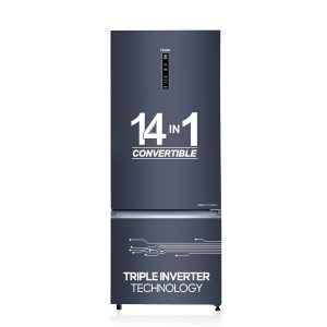 Haier 445 L 2 Star Bottom Mounted Double Door Refrigerator (HRB-4952BGK-P)