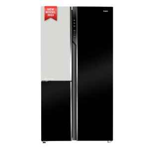 Haier 598 L 3-Star 3-Door Side by Side Refrigerator (HRT-683KWG)
