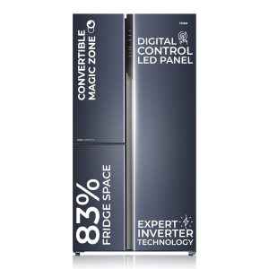 Haier 598 L 3 Star Side by Side Refrigerator (HRT-683GK)