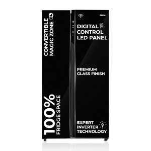 Haier 602 L 3 Star Side by Side Refrigerator (HRS-682KGU1)