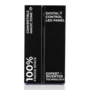 Haier 602 L 3 Star Side by Side Refrigerator (HRS-682KS)