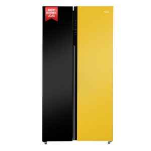 Haier 602 L 3 Star Side by Side Refrigerator (HRS-682KYG)