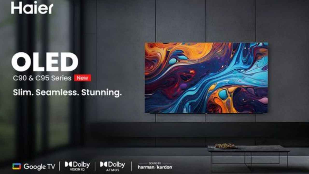 Haier யின் C90 மற்றும் C95 OLED TVகள்  இந்தியாவில் அறிமுகம் 65-W சவுண்ட் குவலிட்டியுடன் வீடு இருக்கும் தியேட்டர் போல