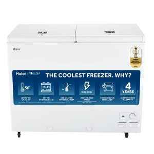Haier HFC-325CM5 Double Door Combo Deep Freezer