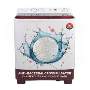 Haier 7 Kg 5 Star Semi Automatic Top Load Washing Machine (HTW70-1187BTN)