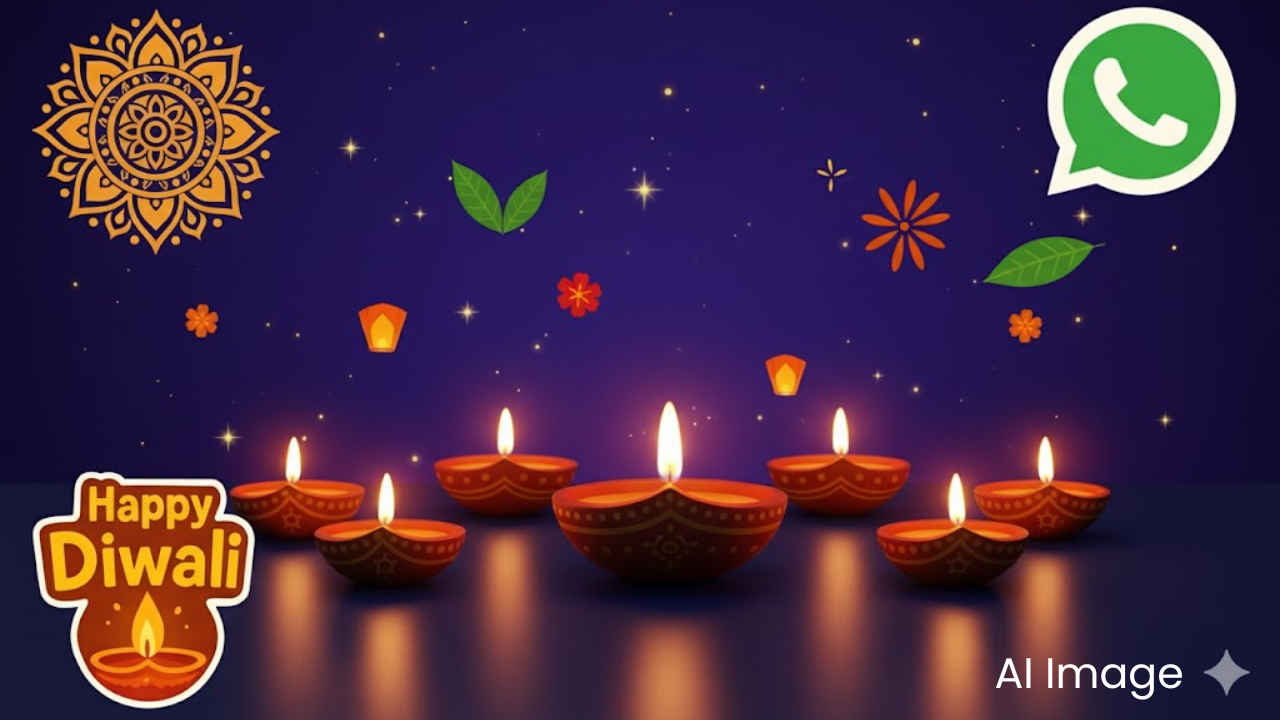 Happy Diwali 2025: झट से खुद ही बना लें हैप्पी दिवाली वाले व्हाट्सएप स्टिकर और स्टेटस.. एक मिनट में कर दें दिवाली विश