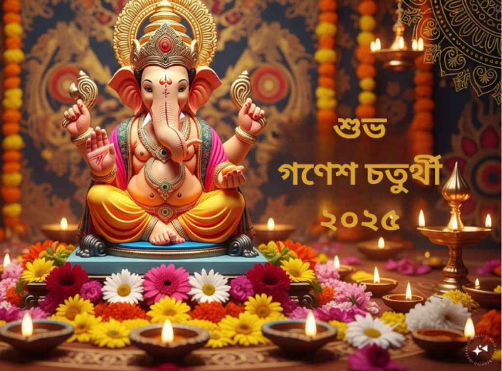 Happy Ganesh Chaturthi 2025 Wishes in Bengali