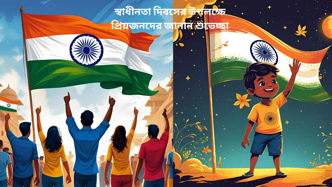 Happy Independence Day 2025 Wishes in Bengali: স্বাধীনতা দিবসের উপলক্ষে প্রিয়জনদের জানান শুভেচ্ছা, রইল সেরা শুভেচ্ছাবার্তা