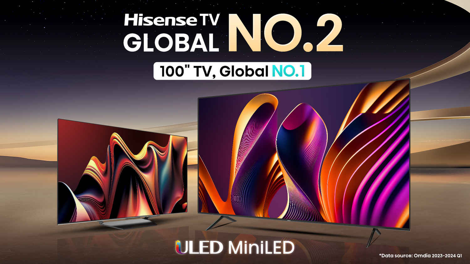 Hisense Refreshes 2024 TV Portfolio with new Mini LED, QLED and LED LCD TVs in India