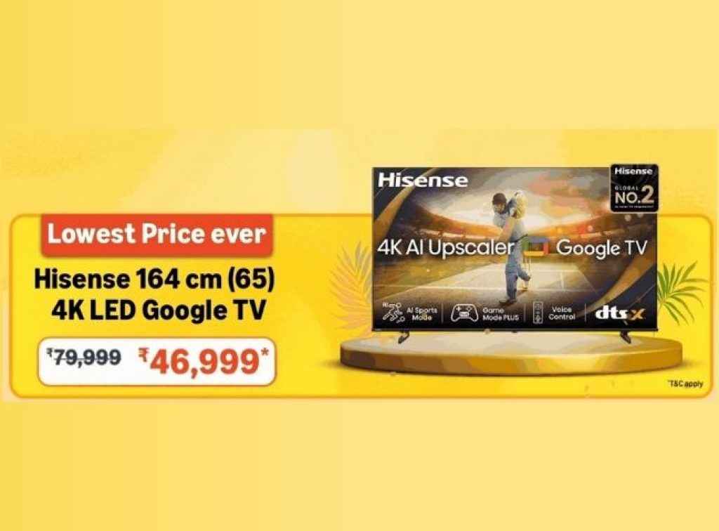 Hisense 164 cm (65 inches)