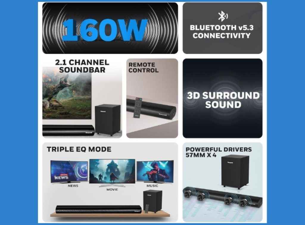 Honeywell 160W Soundbar