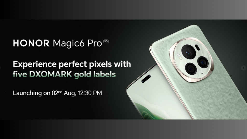 Honor Magic 6 Pro launching in India on August 2