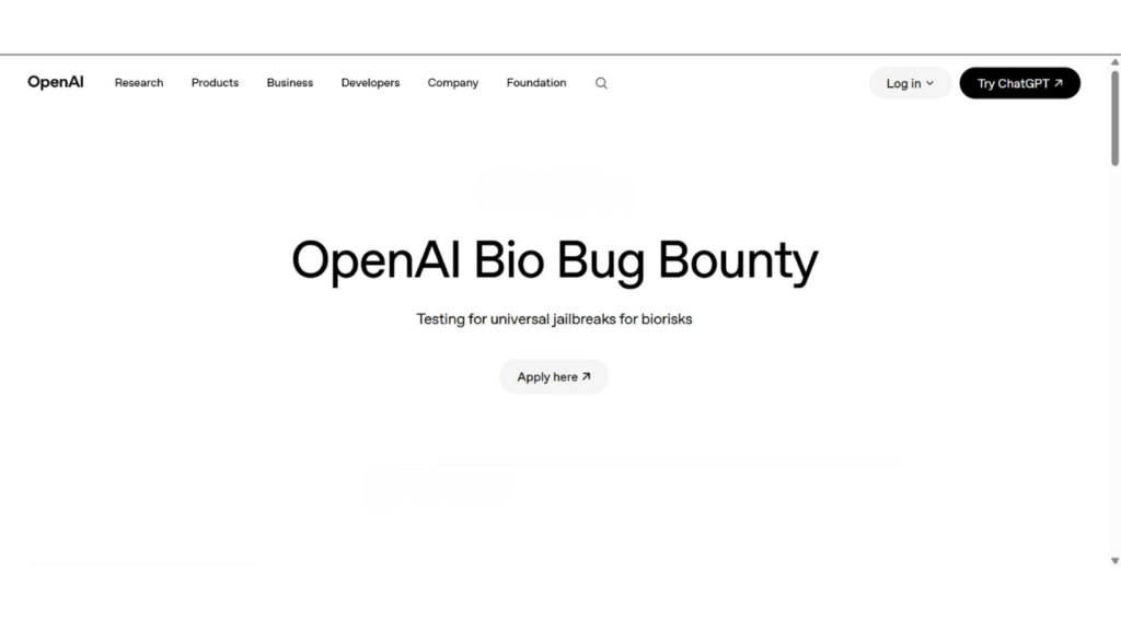 How to apply OpenAI bug bounty