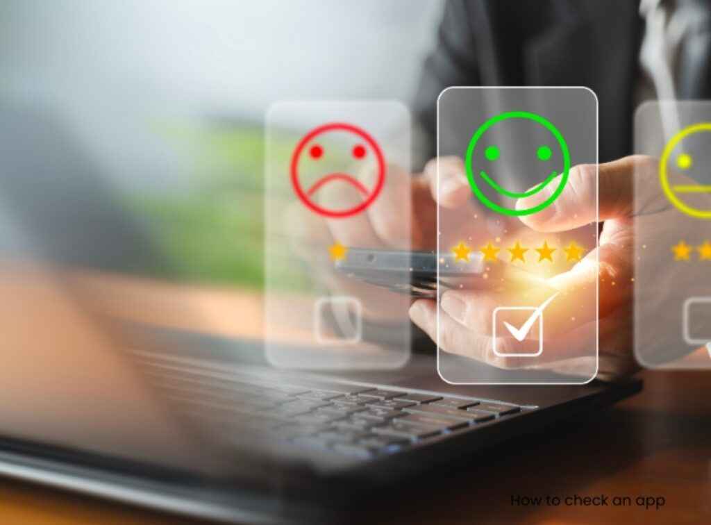 How to check an app (1)