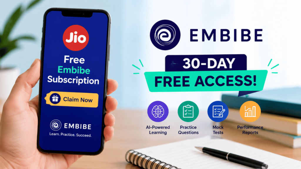 How to claim free Jio Embibe subscription