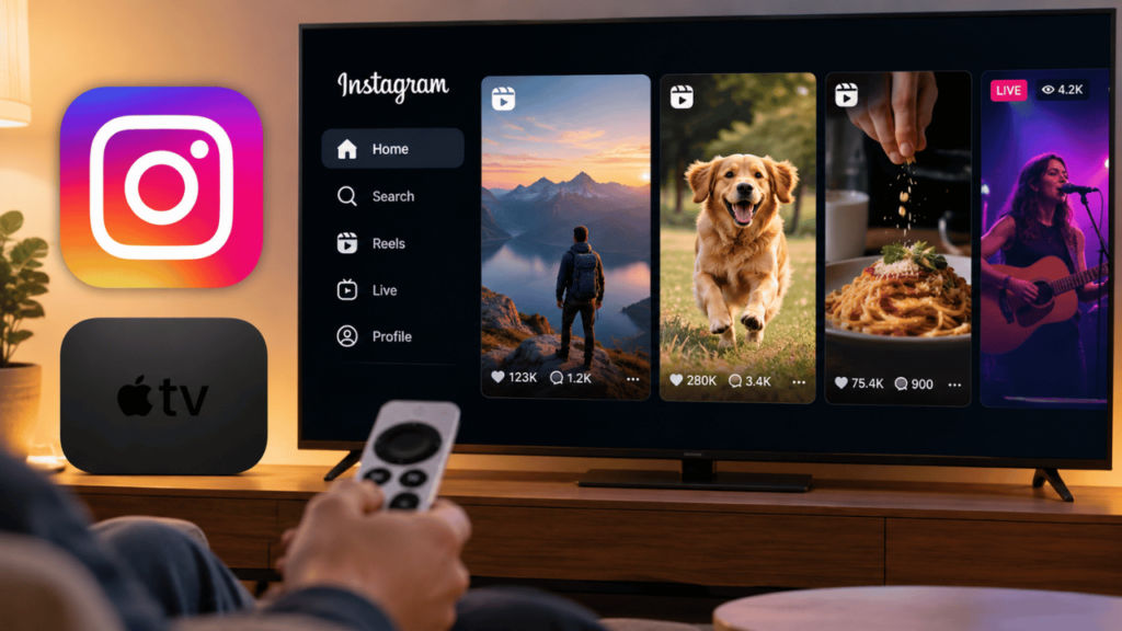 How to download and use Instagram on Apple TV
