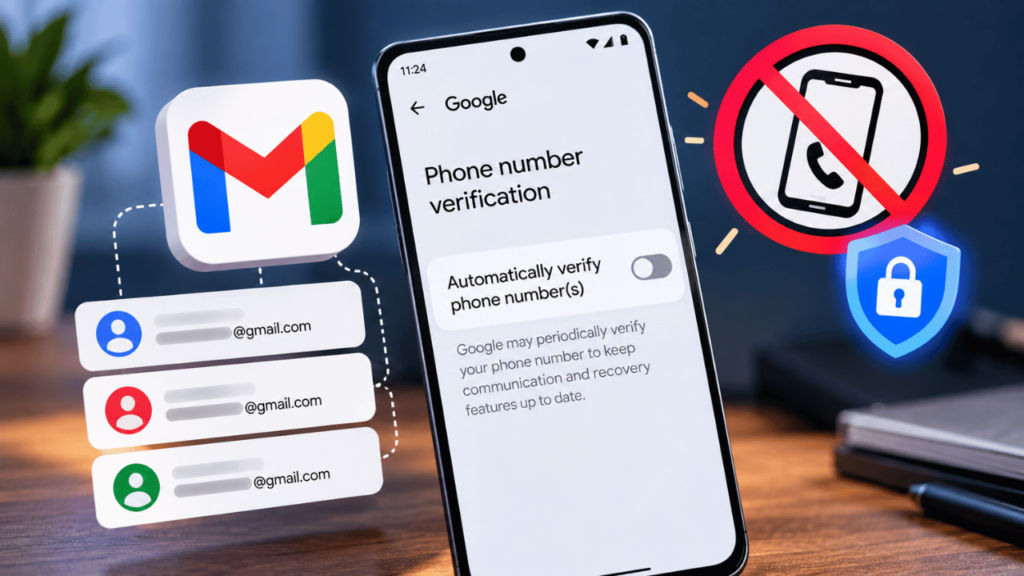 How to remove your phone number linking across multiple Gmail accounts