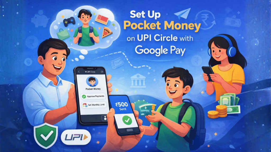 How to set up pocket money on UPI Circle using Google Pay
