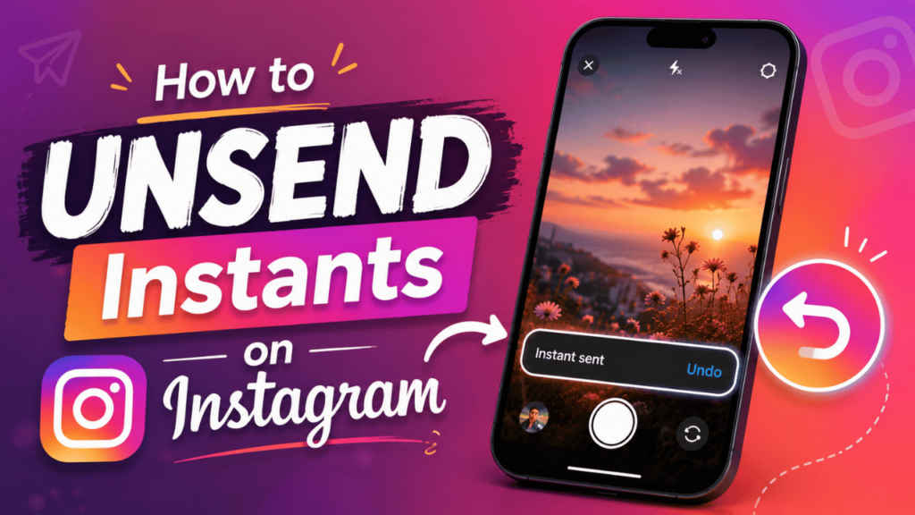 How to unsend Instants on Instagram