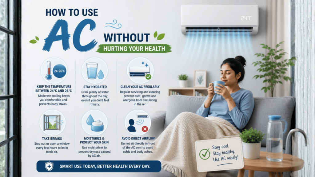 How to use AC without hurting your health