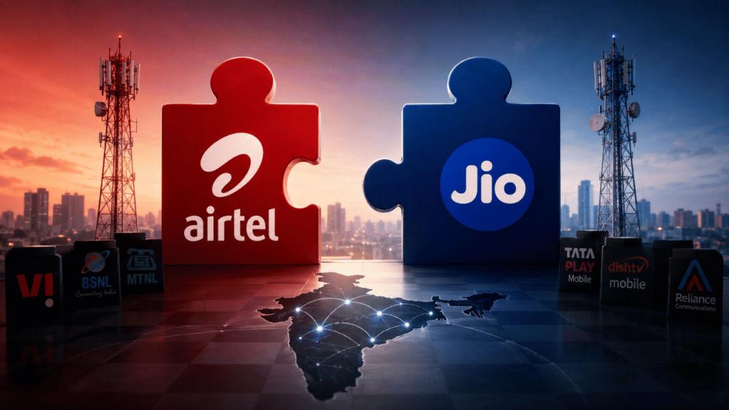 India's telecom duopoly How Airtel and Jio came out controlling the market