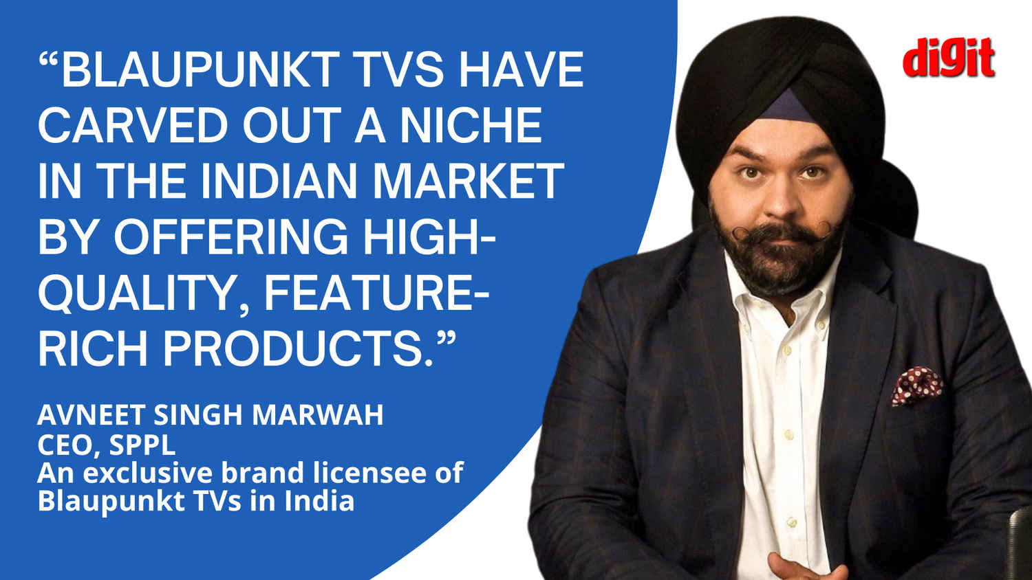 Inside SPPL’s strategy: Avneet Singh Marwah on  innovations, market positioning, and the future of Blaupunkt TV sales in India