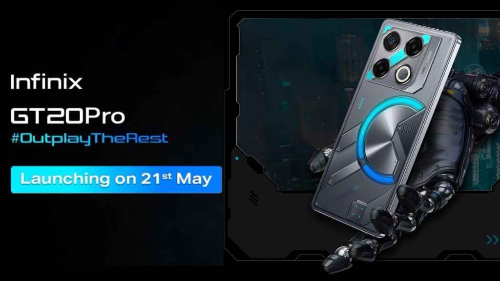 Infinix GT20 Pro along with GTbook launching on 21st may 2024