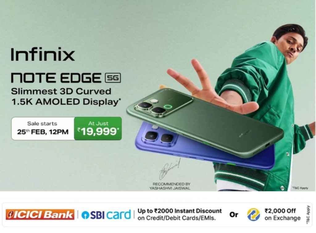 Infinix Note Edge 5G Price and Features