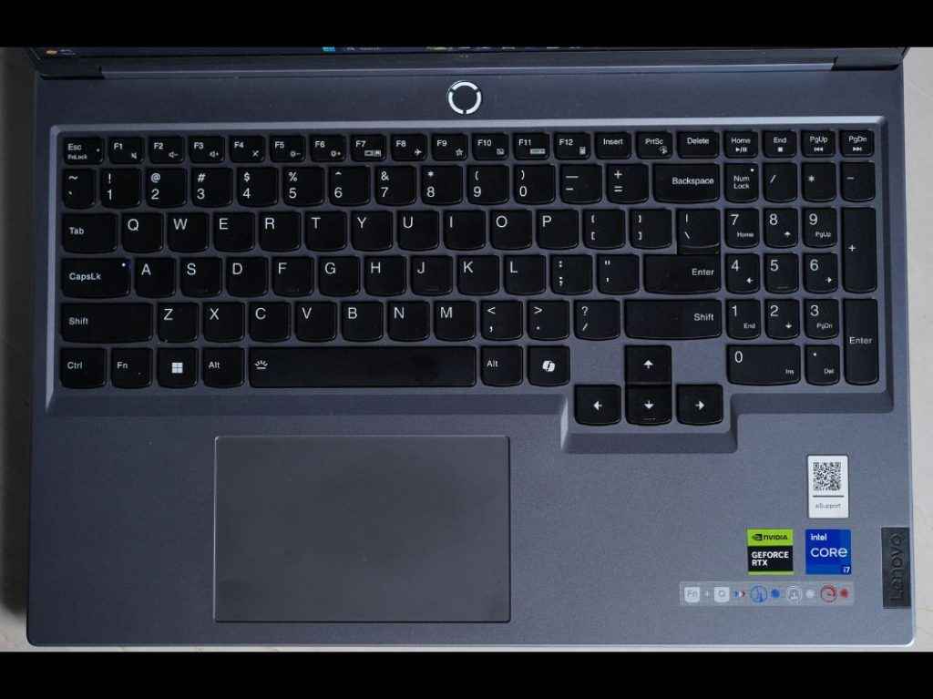 Lenovo Legion 5i Review:
Laptop's Thinkpad inspired keyboard with Microsoft co-pilot key decently sized trackpad