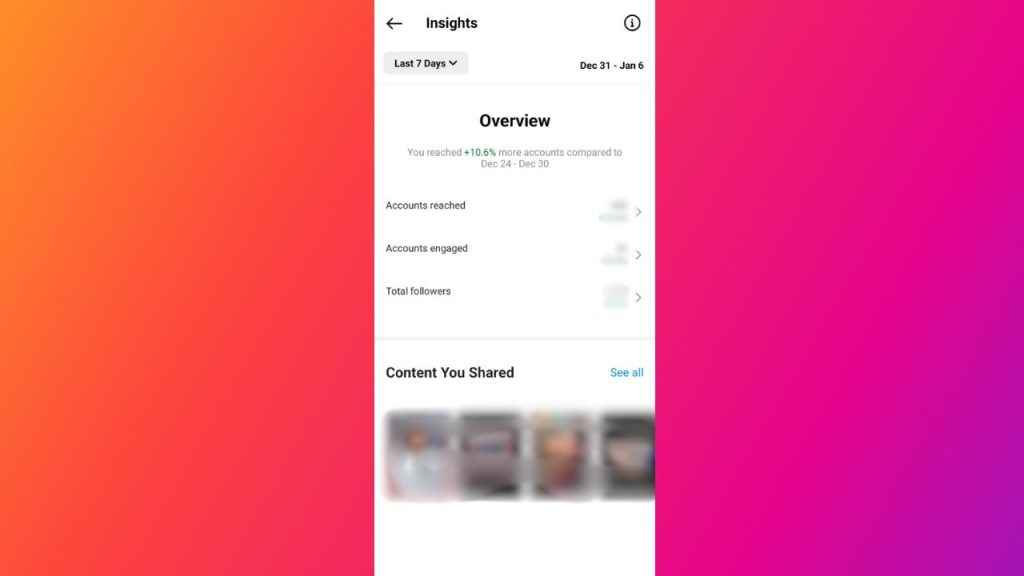 How to view your Instagram account insights
