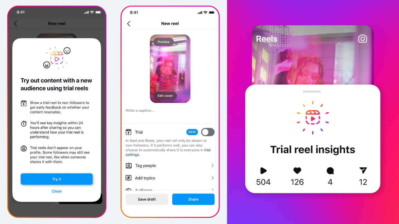 Meta launches ‘trial reels’ feature for Instagram: What is it and how to use it