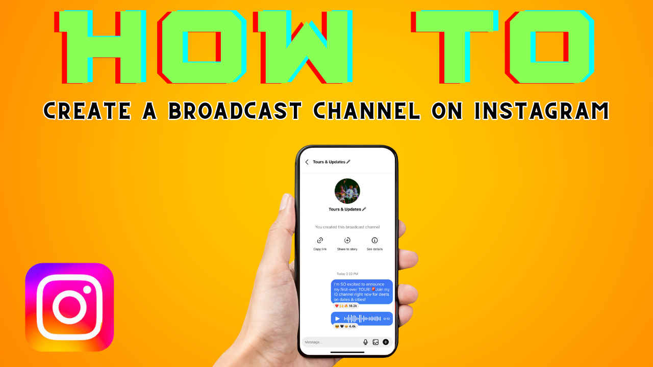 How to create a broadcast channel on Instagram