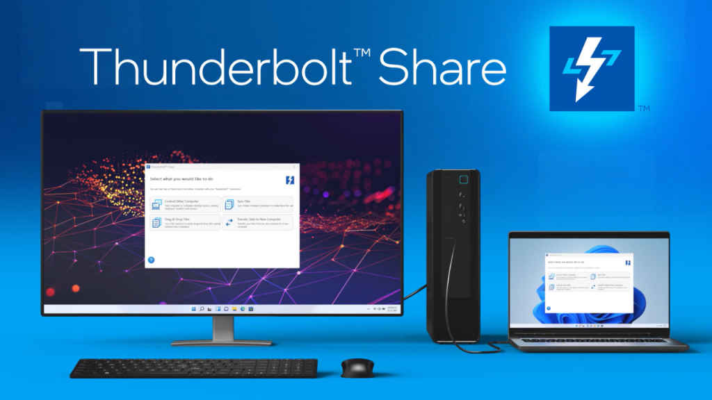 Intel Thunderbolt Share: New software solution enabling fast PC-to-PC file transfers
