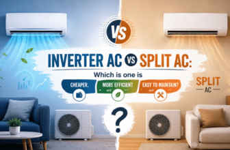 Inverter AC vs split AC Which is one is cheaper, is more efficient and easy to maintain