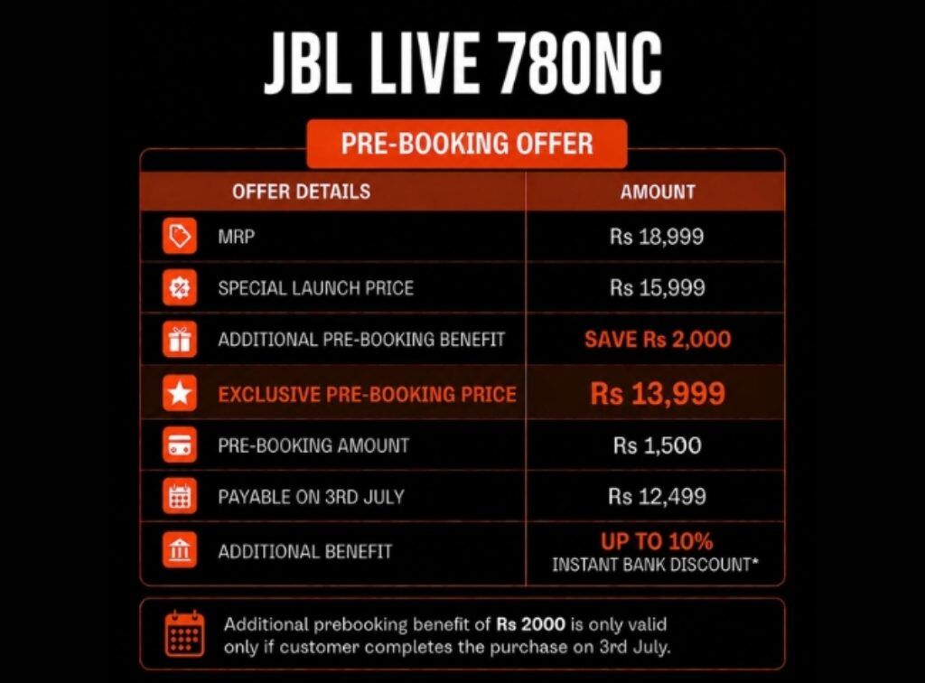 JBL New Live 780 NC