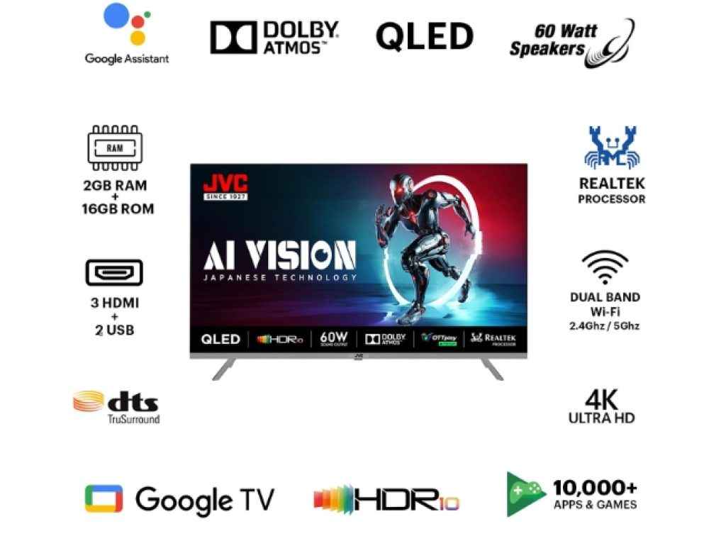JVC QLED Smart Tv