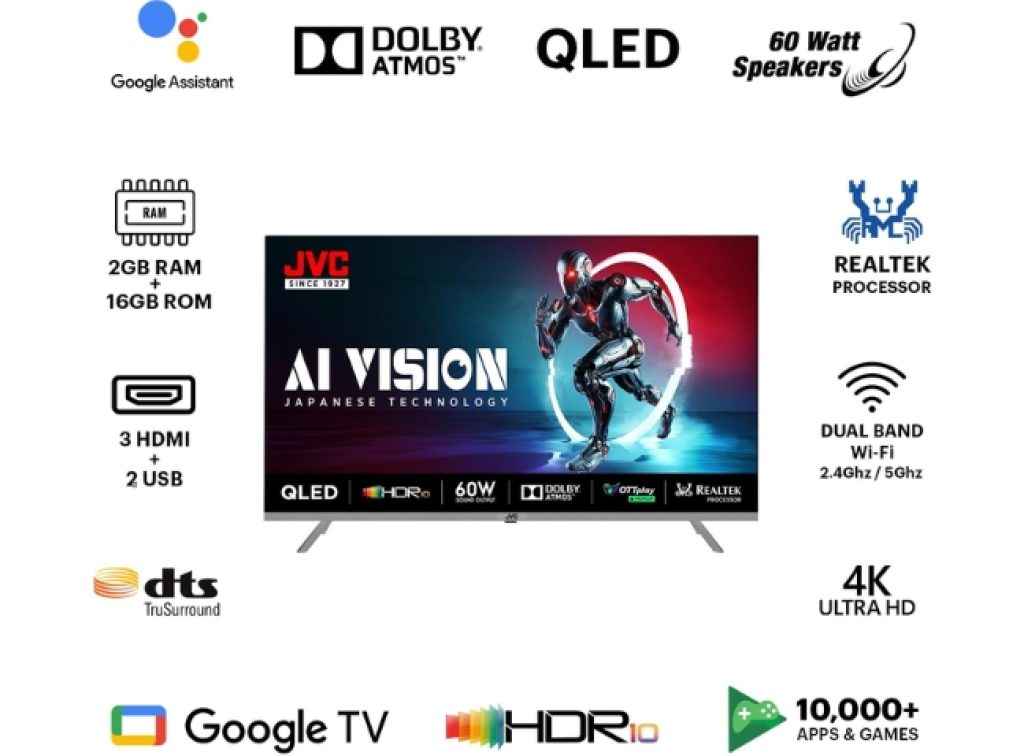 JVC QLED Smart Tv