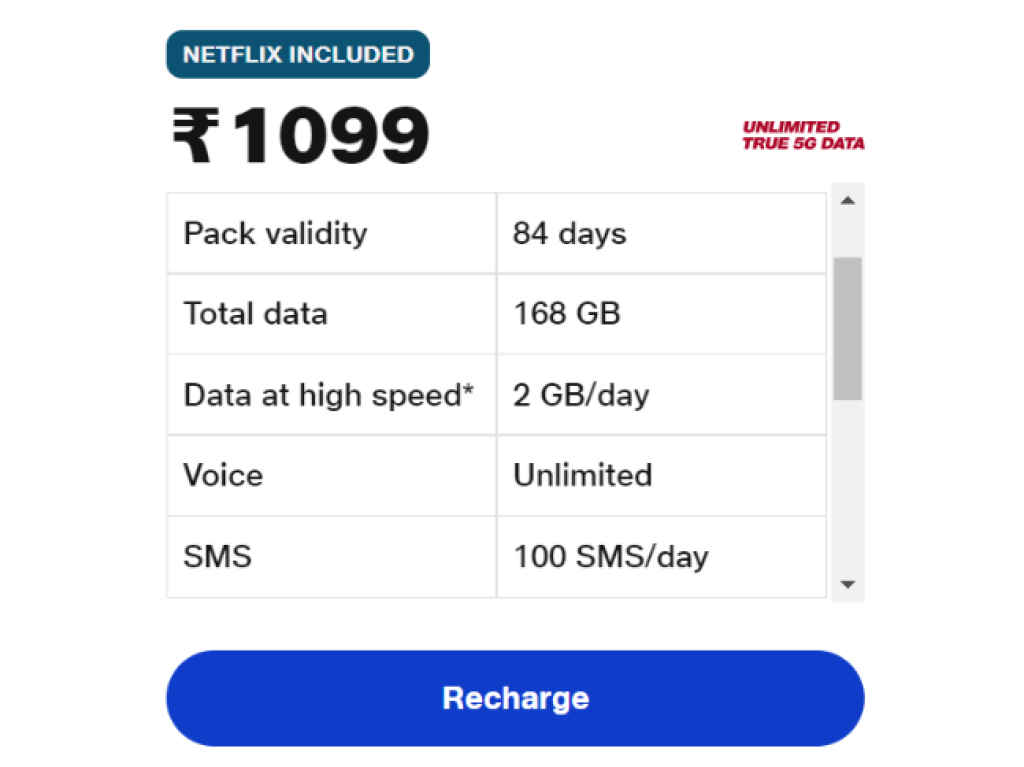 Unlimited 5G Plan