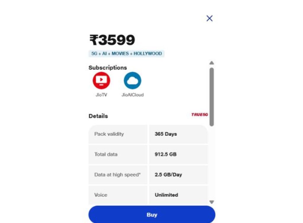 Jio 3599