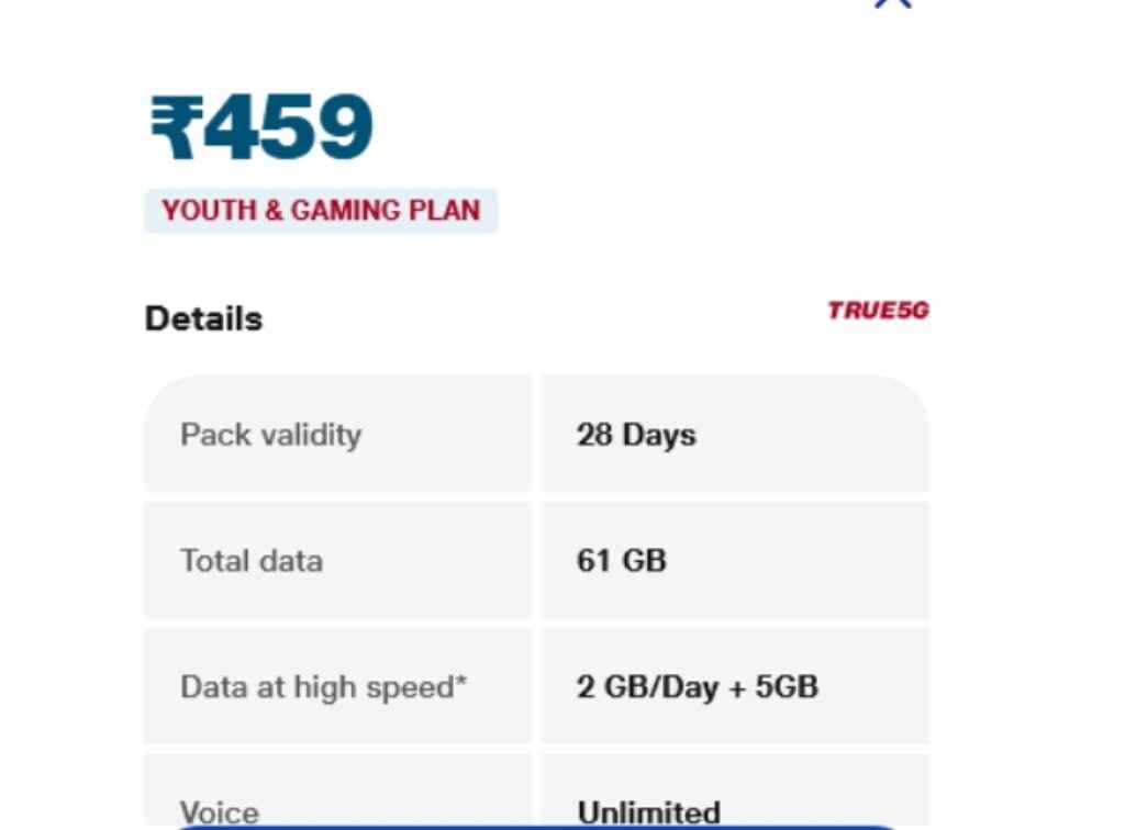 Jio 459 plan details