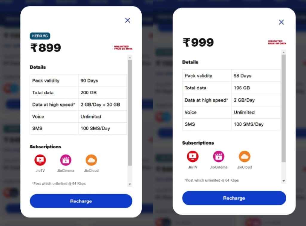 Jio Best Plans